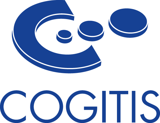 logo COGITIS bloc marque monochrome bleu