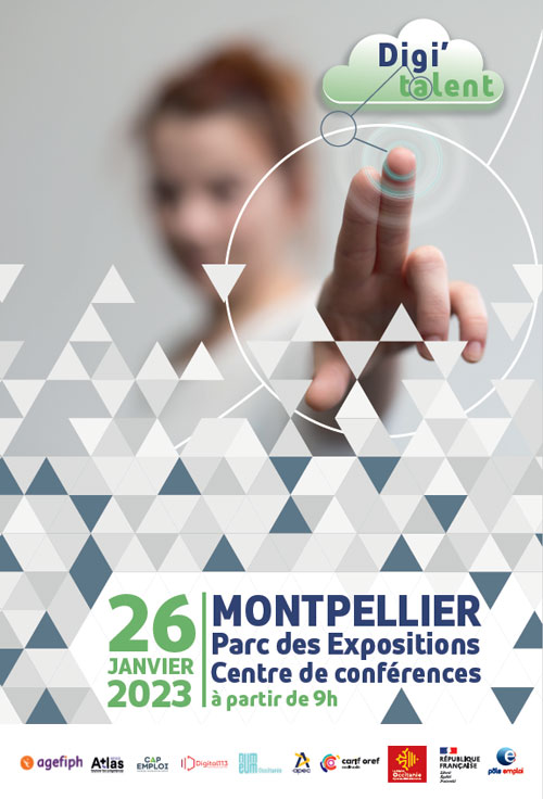 Affiche Digitalent Montpellier 2023