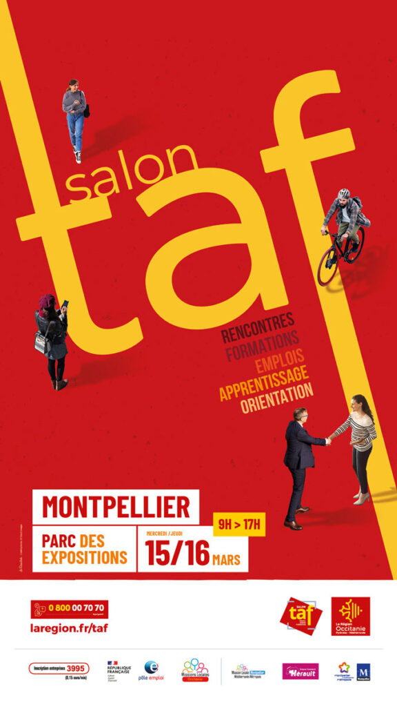 salon TAF Montpellier 2023 - affiche